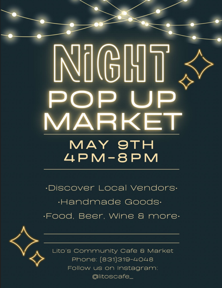Lito's night pop up market